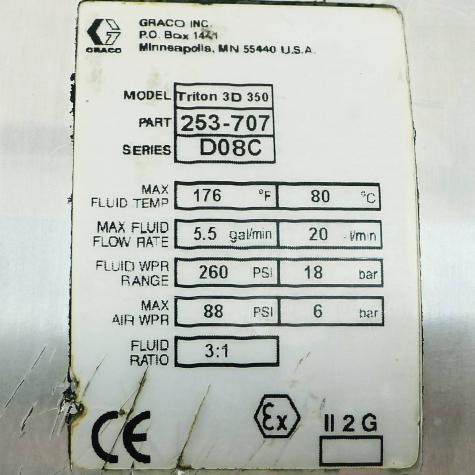 Membranpumpe Triton 3D 350  Gebraucht
