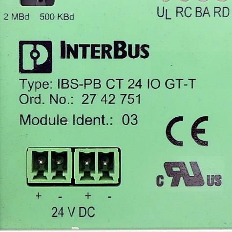 Interbus bus coupler 2742751 Gebraucht