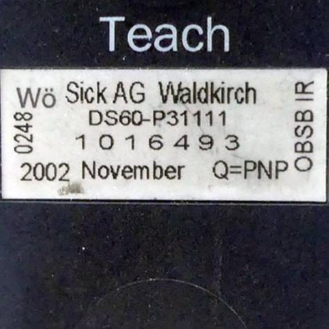 Distance sensor  DS60-P3111  Used