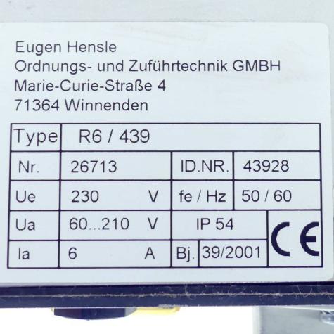 Oscillating conveyor drive R6/439 26713 Used