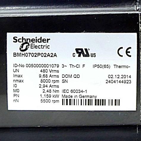 Servo motor BMH0702P022A2A  Used