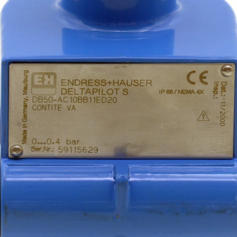 Hydrostatische Füllstandmessung DELTAPILOT S 