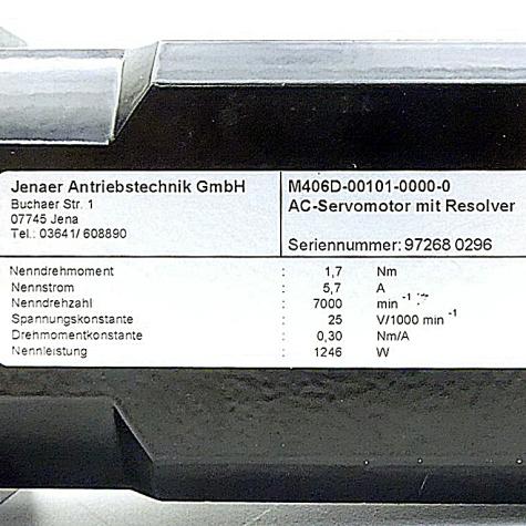 AC servo motor with resolver  Used
