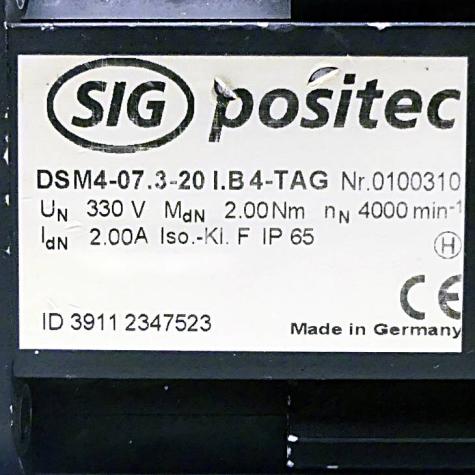 Servo motor DSM4-07.3-20I.B4-TAG  Used