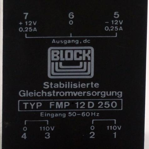 Stabilisierte Gleichstromversorgung  Neu
