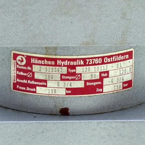 Hydraulikzylinder 100 x 120  Neu