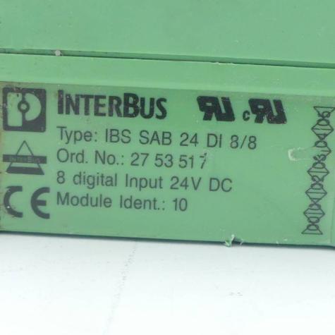 Interbus IBS SAB 24 DI 8/8 Used