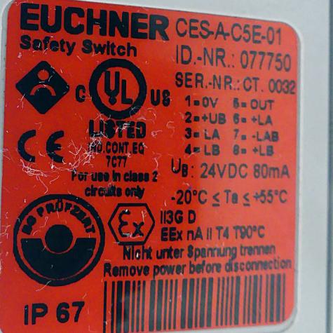 Safety switch CES-A-C5A-01 Used