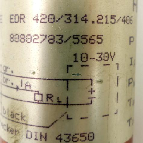 Pressure sensor with flush-mounted diaphragm EDR 420/314.215/406 Used