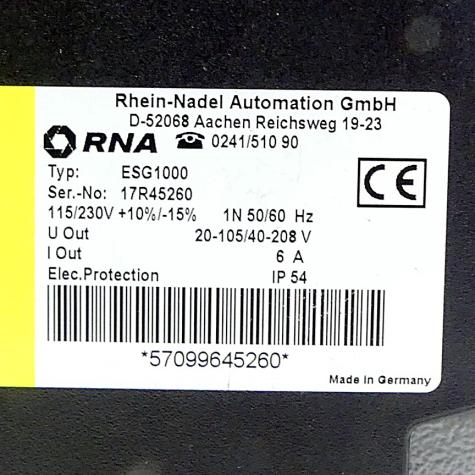 Compact control unit  Used
