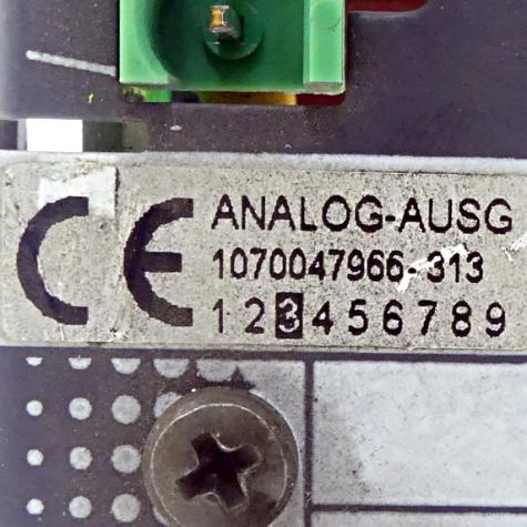 SPS Analog Output  Used