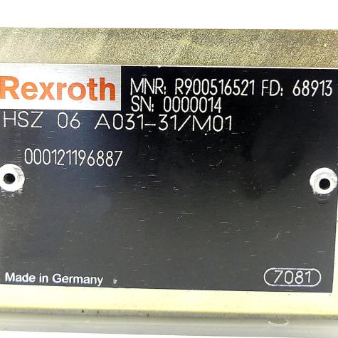Intermediate plate HSZ 06 A031-31/M01 New