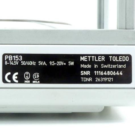 precision balance PB153  Used