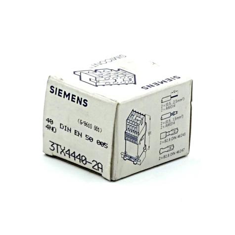 10 Stück Hilfsschalterblock 3TX4 440-2A Neu OVP