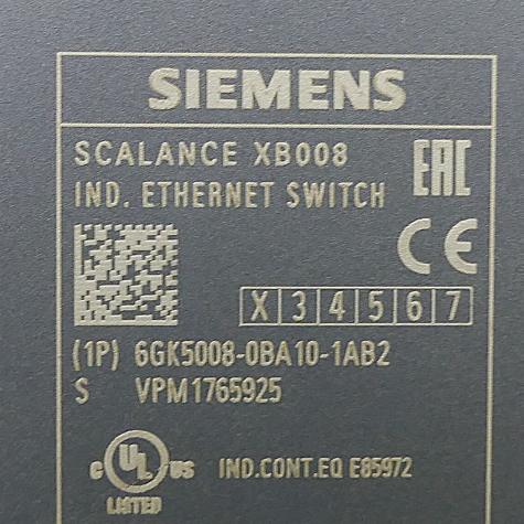 SCALANCE XB008 unmanaged Industrial Ethernet Switch  Neuwertig