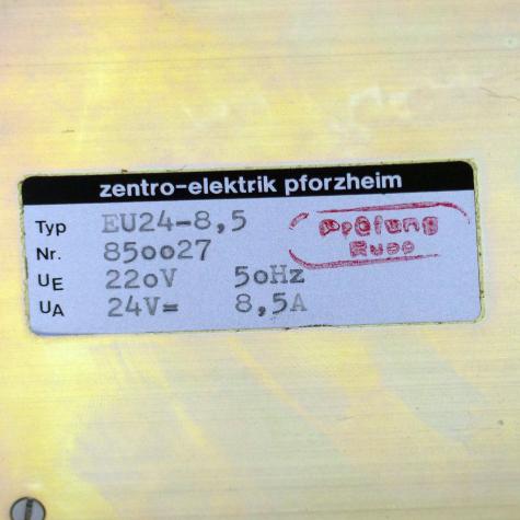 Power Supply Unit EU24-8,5 Used