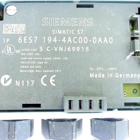 Anschlussmodul 6ES7 194-4AC00-0AA0 Gebraucht