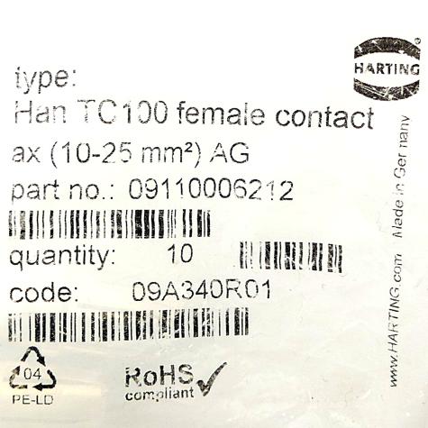 100A axial screw contact Contact socket  New FS