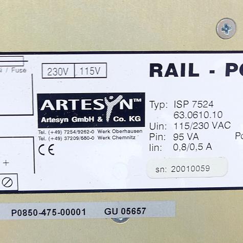 Power supply P0850-475-0001 Used