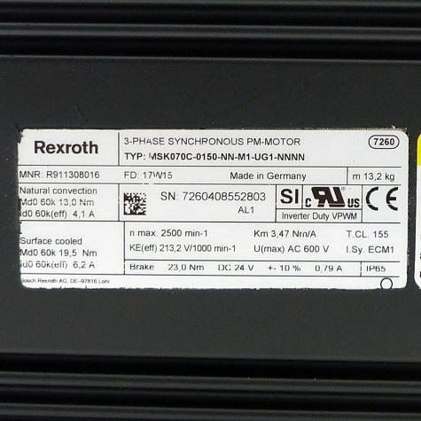 3-Phase Synchronous PM-Motor MSK070C-0150-NN-M1-UG1-NNNN  Neu OVP