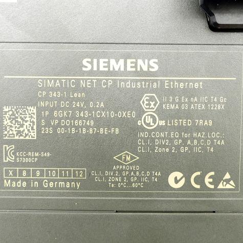 Communications processor CP 343-1 Lean  New FS