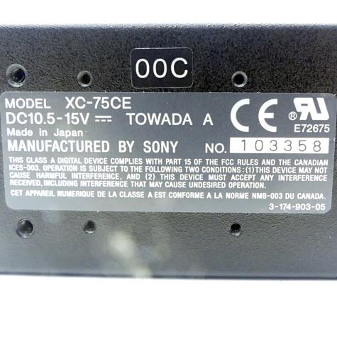 Sony XC-75CE New