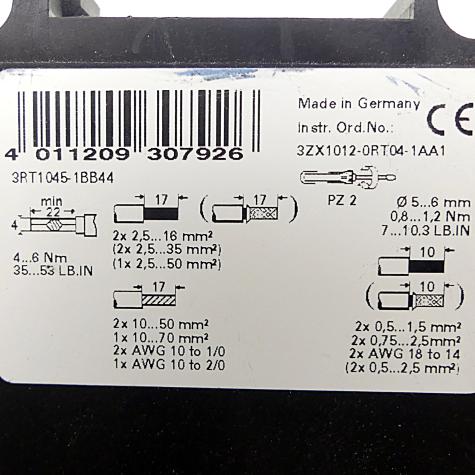 Leistungsschütz  Gebraucht