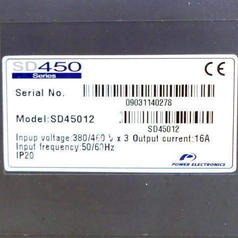 Variable speed drive SD45012 Used