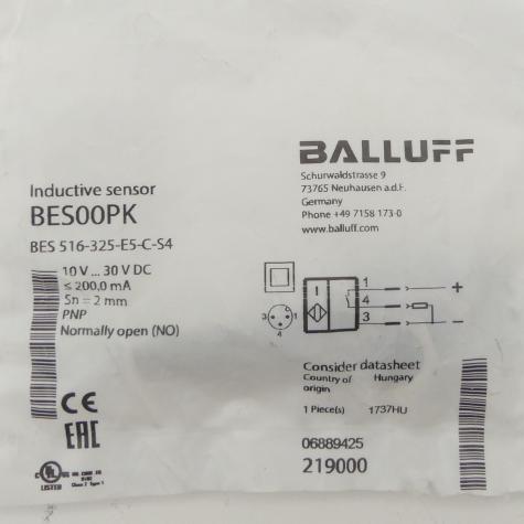 Inductive standard sensor BES00PK 