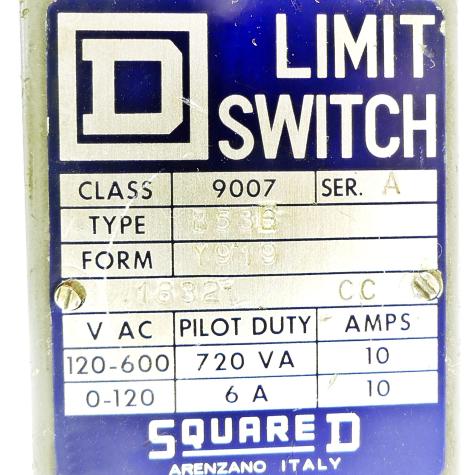 Limit switch Y919 Used