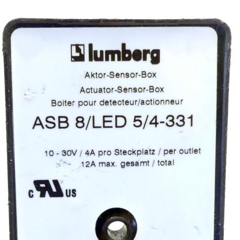 Actuator-Sensor-Box ASB 8/LED 5/4-331 Used