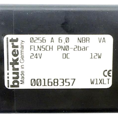 Solenoid valve 0256 0256 A 6,0 NBR VA New