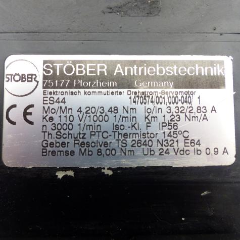 Servo Motor 1470574/001/000-040/1 Used