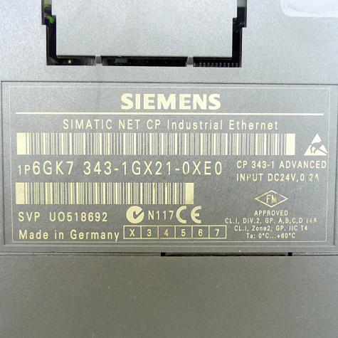 Communications processor CP 343-1 6GK7 343-1GX21-0XE0 Used