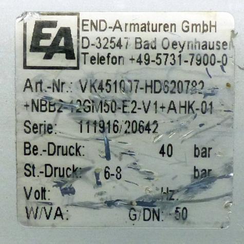 Pneumatic control Valve  New