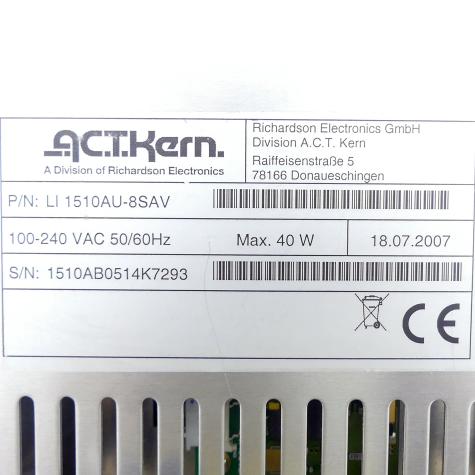 LCD Flat Panel Display LI 1510AU-8SAV Used