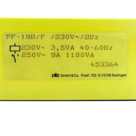 Sicherheitsrelais PF-1NB/F 