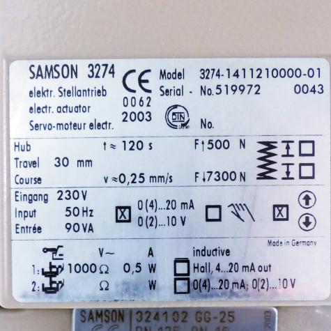 Elektrischer Stellantrieb  Neu