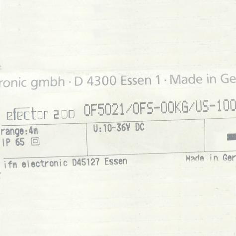 Ultraschallsensor 0F5021 Neu OVP