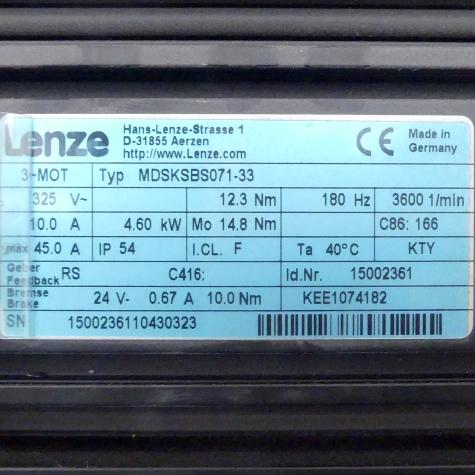 Servo motor MDSKSBS071-33 New