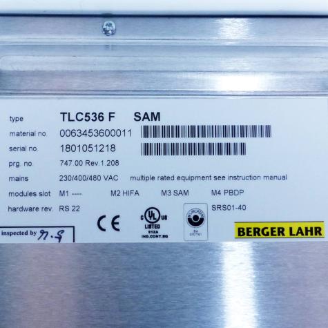 Twin Line AC servo motor control TLC636 F RS422/HIFA/ESIM3/PBDP  