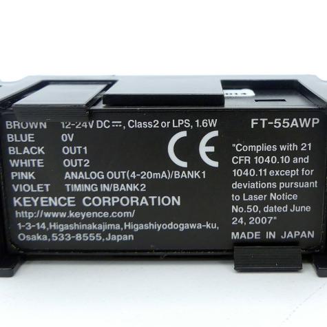 Sensorkopf FT-H20 Neu OVP