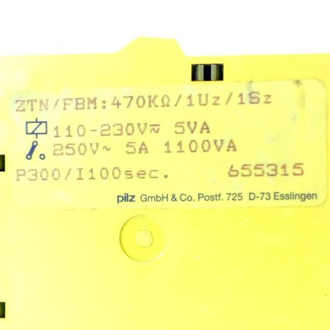 Safety relay :470KOhm/1Uz/1Sz ZTN/FBM 