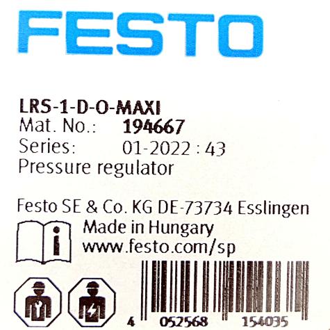 Pressure regulator 194667 New FS