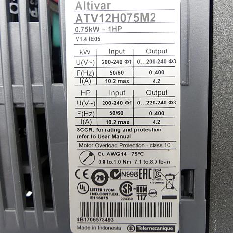 Frequency converter Altivar  Refurbished