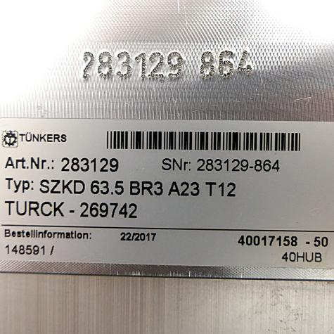 Pneumatic pin puller SZKD 63.5 BR3 A23 T12 Used