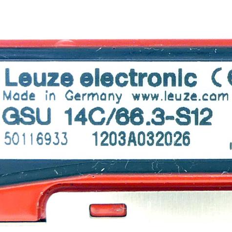 Ultrasonic fork sensor GSU 14C/66.3-S12 50116933 New FS