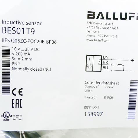 Inductive Sensor BES01T9  