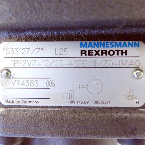 Hydraulikpumpe 1PF2V7-12/25-43RE01MZ0-07A0 Neu