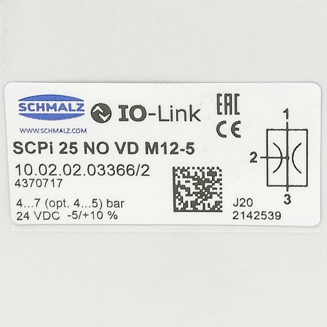 Compact ejector SCPi 25 NO VD M12-5 New FS